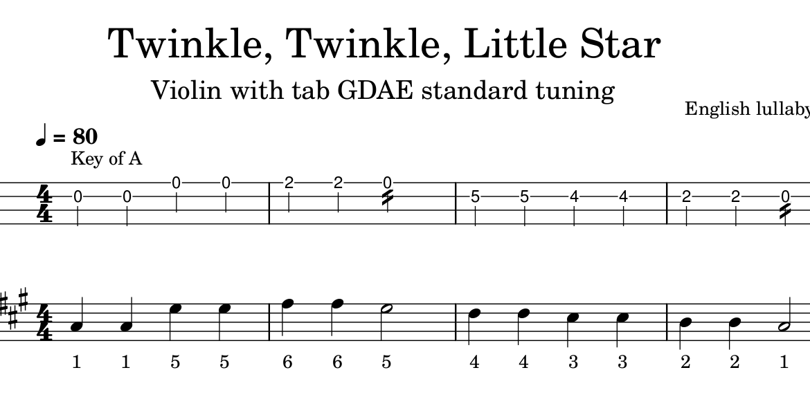 05. Twinkle, Twinkle, Little Star
